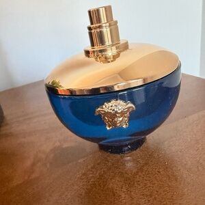 VERSACE DYLAN BLUE - FULL BOTTLE 3.4 OZ - NO CAP